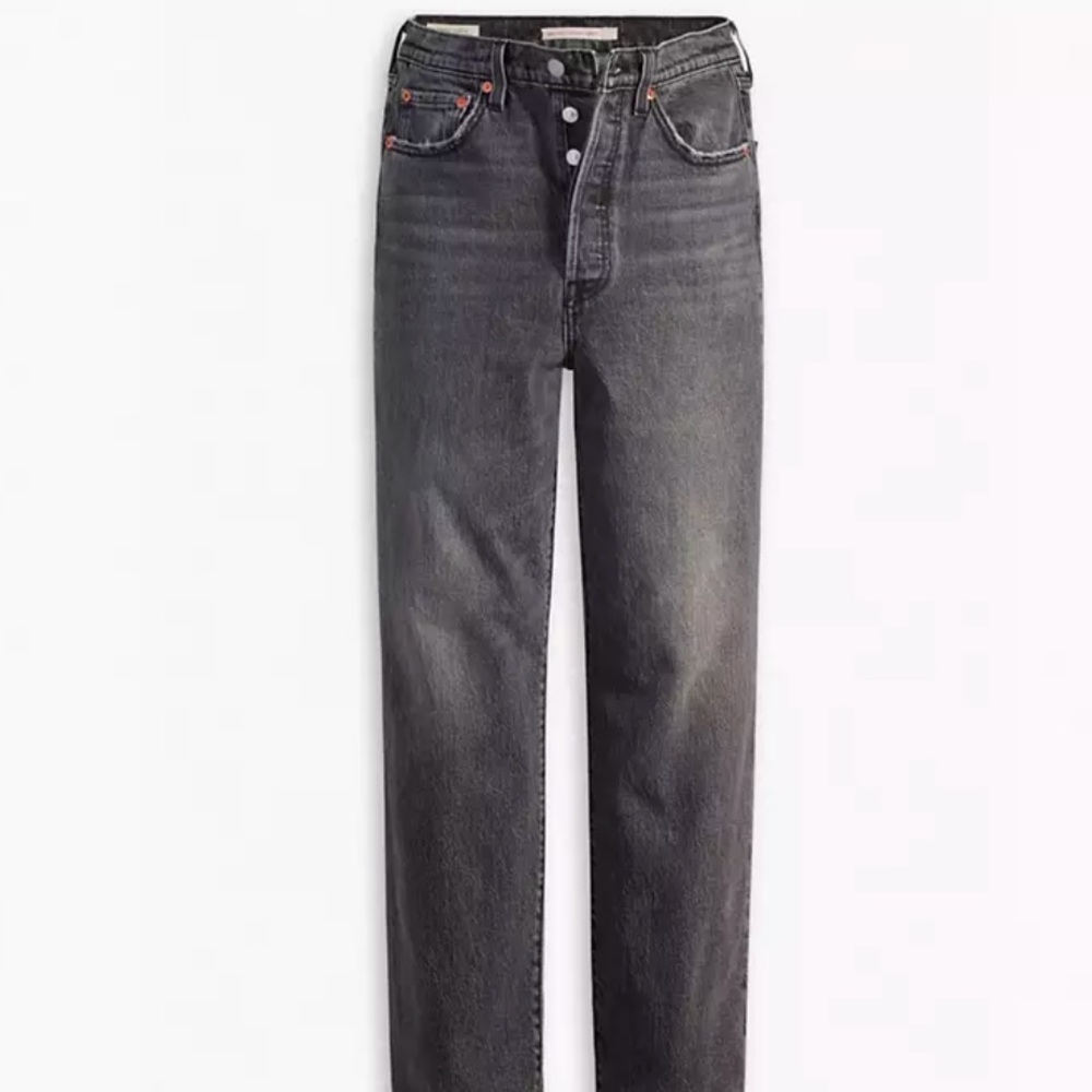 levi's women's ultra high rise ribcage straight jeans black rinse